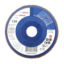 Disco Flap Blue Metal Base Plastica GR 120