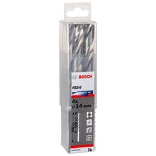 Broca para Metal Bosch Aço Rápido HSS-G 14,0mm - 4 unid. Bosch