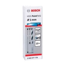 Broca HSS PointTeQ 1.0mm com 10 peças