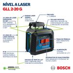 NIvel-laser-verde-de-linhas-cruzadas-Bosch-GLL-2-20G-10m-S14201