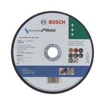 Disco de Corte Bosch Standard for Metal 180x1,6mm Centro Reto