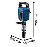 Martillo demoledor gsh 14 c brushless 1750w bosch