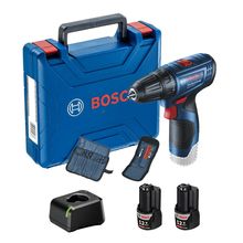 Parafusadeira Furadeira Bosch GSR 120-LI 12V 2 Baterias e maleta