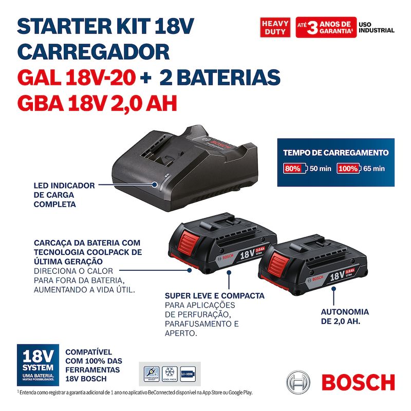 Kit-2-Baterias-GBA-18V-2Ah---Carregador-de-Baterias-GAL-18V-20-Bivolt-S15651