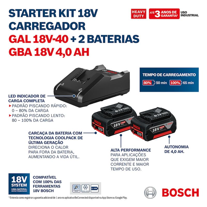 Kit-de-2-Baterias-GBA-18V-4Ah---Carregador-de-baterias-GAL-18V-40-Bivolt-Bosch-S15665