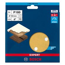Disco de Lixa Bosch EXPERT M480 125mm G100, 5 peças