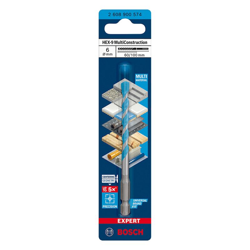Broca-Bosch-EXPERT-HEX-9-Multiconstruction-6x60x100-mm-P23750