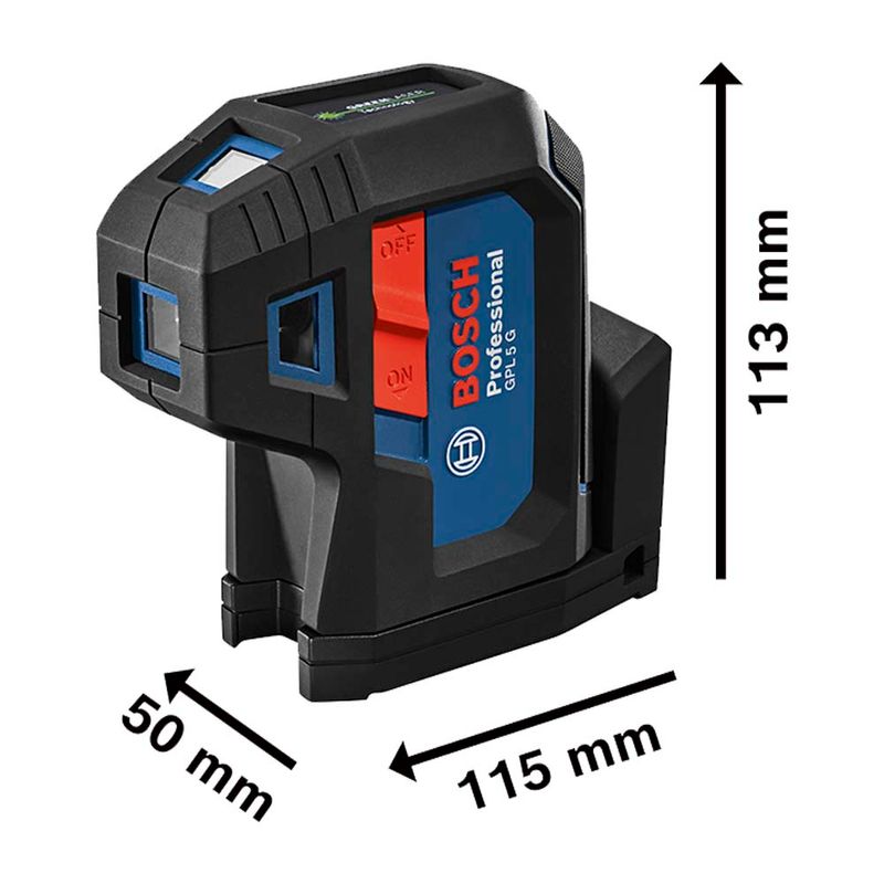 NIvel-a-Laser-Verde-GPL-5-G-5-Pontos-de-ProjeCAo-Bosch-S8093