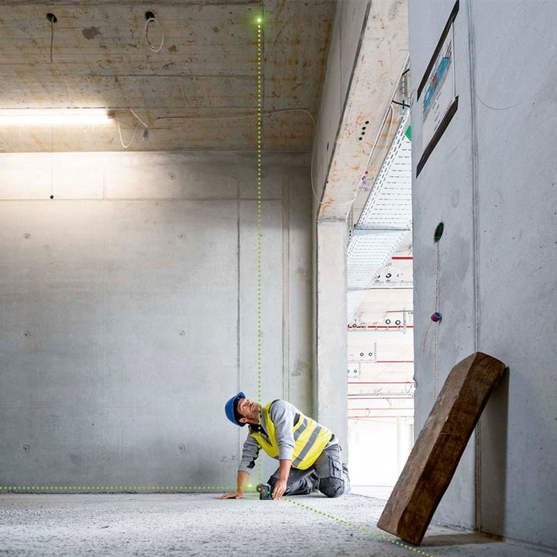 NIvel-a-Laser-Verde-GPL-5-G-5-Pontos-de-ProjeCAo-Bosch-S8095