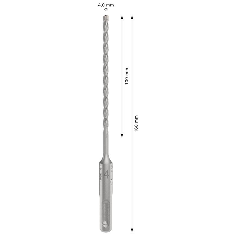 Broca-SDS-PLUS-5X-4X100X160-S15561