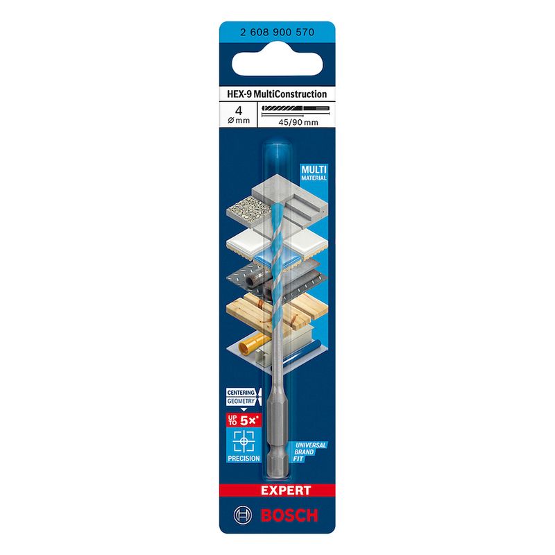 Broca-Bosch-EXPERT-HEX-9-Multiconstruction-4x45x90mm-P23802