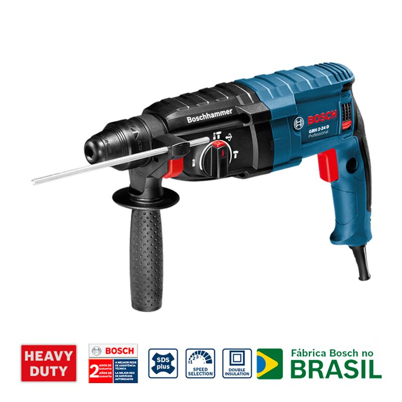 Martelo-Perfurador-Rompedor-GBH-2-24-D-5-Brocas-127V-Bosch-S7105