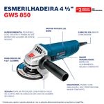 Esmerilhadeira-Angular-Bosch-GWS-850-850W-220V-3-Discos-e-Maleta-S16147